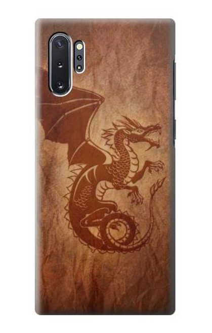 S3086 レッド・ドラゴン Red Dragon Tattoo Samsung Galaxy Note 10 Plus バックケース、フリップケース・カバー