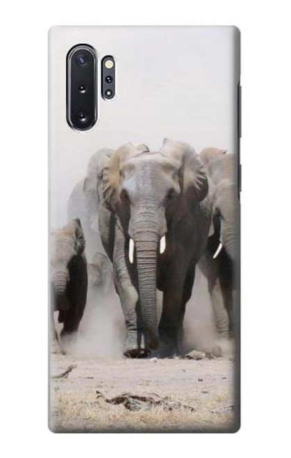 S3142 アフリカゾウ African Elephant Samsung Galaxy Note 10 Plus バックケース、フリップケース・カバー