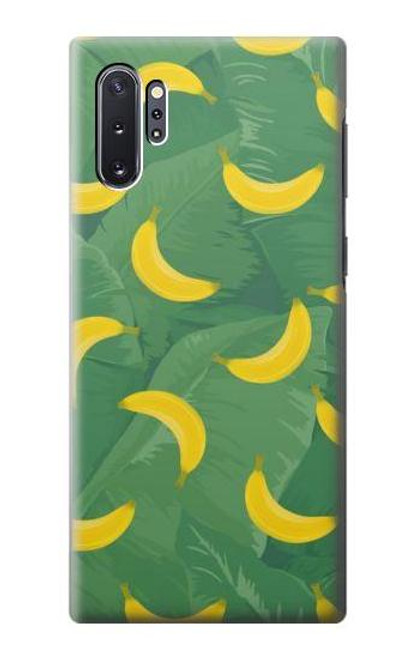 S3286 バナナの果物柄 Banana Fruit Pattern Samsung Galaxy Note 10 Plus バックケース、フリップケース・カバー