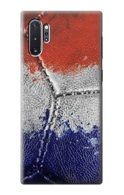 S3304 フランスの旗ビンテージフットボールのグラフィック France Flag Vintage Football Graphic Samsung Galaxy Note 10 Plus バックケース、フリップケース・カバー