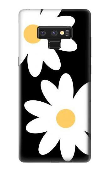S2315 デイジー白い花 Daisy White Flowers Note 9 Samsung Galaxy Note9 バックケース、フリップケース・カバー