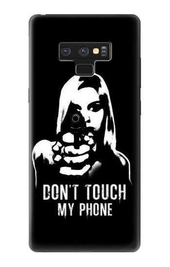 S2518 私の携帯電話を触るな Do Not Touch My Phone Note 9 Samsung Galaxy Note9 バックケース、フリップケース・カバー