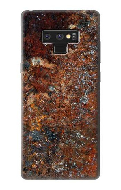 S2714 錆鋼テクスチャグラフィックプリント Rust Steel Texture Graphic Printed Note 9 Samsung Galaxy Note9 バックケース、フリップケース・カバー