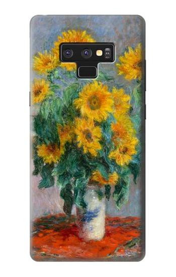 S2937 クロード・モネ ひまわり Claude Monet Bouquet of Sunflowers Note 9 Samsung Galaxy Note9 バックケース、フリップケース・カバー