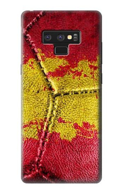 S3315 スペインの旗ビンテージフットボールのグラフィック Spain Flag Vintage Football Graphic Note 9 Samsung Galaxy Note9 バックケース、フリップケース・カバー