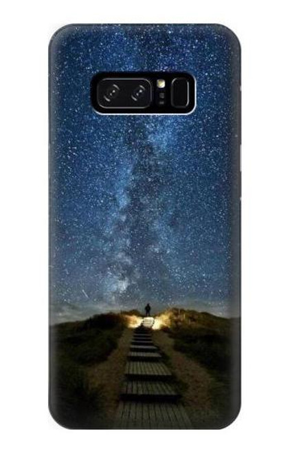 S0734 天国への階段アイスランド Stairway to Heaven Iceland Note 8 Samsung Galaxy Note8 バックケース、フリップケース・カバー