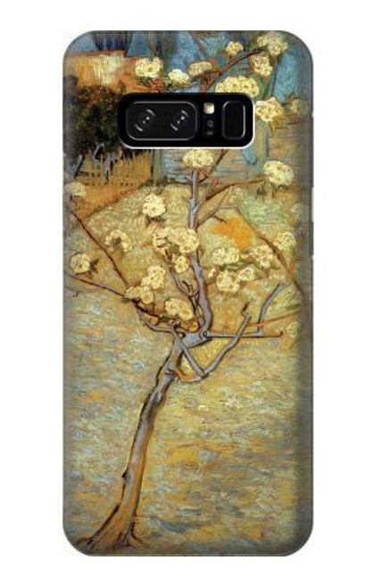 S1978 ヴァン・ゴッホ ピアツリー満開 Van Gogh Letter Pear Tree Blossom Note 8 Samsung Galaxy Note8 バックケース、フリップケース・カバー