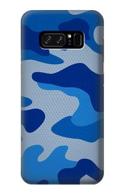 S2958 陸軍青迷彩 Army Blue Camo Camouflage Note 8 Samsung Galaxy Note8 バックケース、フリップケース・カバー