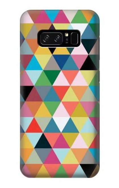 S3049 三角形の鮮やかな色 Triangles Vibrant Colors Note 8 Samsung Galaxy Note8 バックケース、フリップケース・カバー