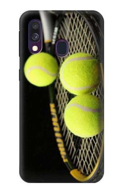 S0072 テニス Tennis Samsung Galaxy A40 バックケース、フリップケース・カバー