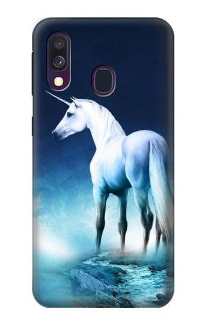 S1130 ユニコーン Unicorn Horse Samsung Galaxy A40 バックケース、フリップケース・カバー