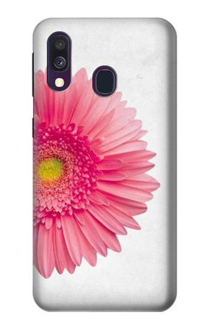 S3044 ヴィンテージピンクガーベラデイジー Vintage Pink Gerbera Daisy Samsung Galaxy A40 バックケース、フリップケース・カバー