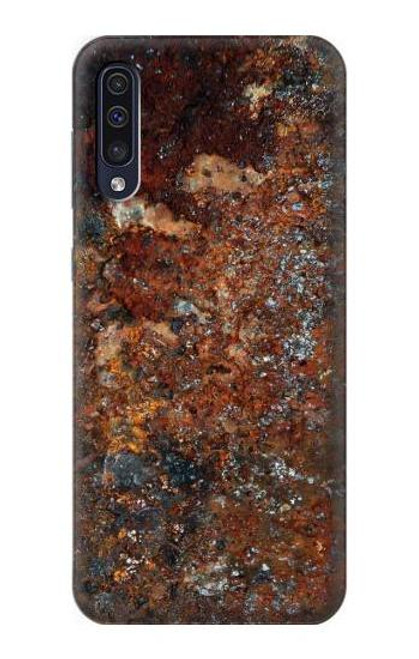 S2714 錆鋼テクスチャグラフィックプリント Rust Steel Texture Graphic Printed Samsung Galaxy A50 バックケース、フリップケース・カバー