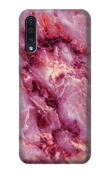 S3052 ピンクの大理石のグラフィックプリント Pink Marble Graphic Printed Samsung Galaxy A70 バックケース、フリップケース・カバー