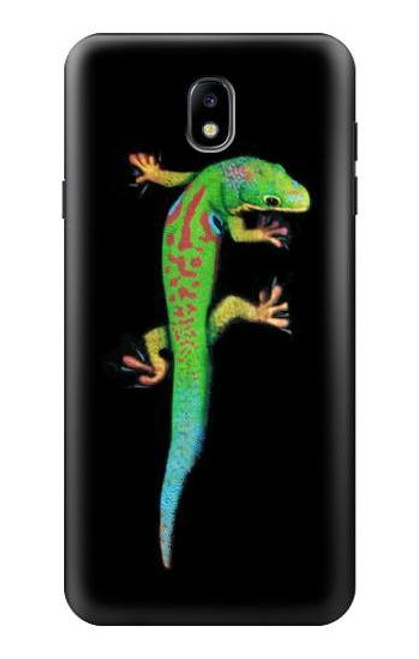 S0125 緑ヤモリ Green Madagascan Gecko Samsung Galaxy J7 (2018) バックケース、フリップケース・カバー