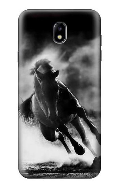 S1860 走る馬 Running Horse Samsung Galaxy J7 (2018) バックケース、フリップケース・カバー