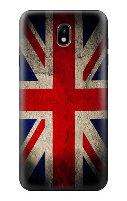 S2894 ヴィンテージイギリス旗 Vintage British Flag Samsung Galaxy J7 (2018) バックケース、フリップケース・カバー