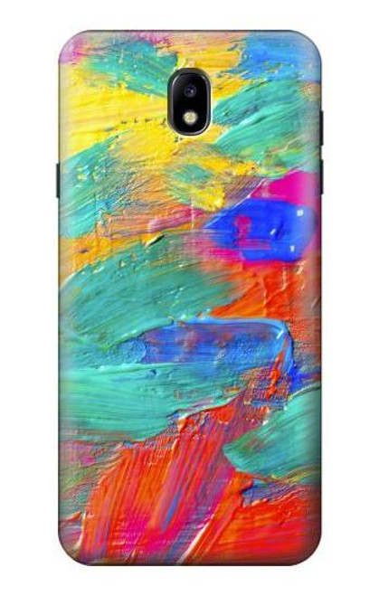 S2942 ブラシ絵画 Brush Stroke Painting Samsung Galaxy J7 (2018) バックケース、フリップケース・カバー