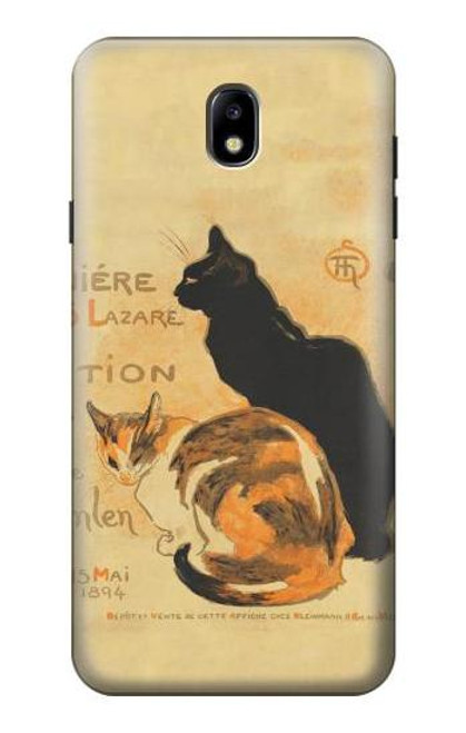 S3229 ヴィンテージ猫ポスター Vintage Cat Poster Samsung Galaxy J7 (2018) バックケース、フリップケース・カバー