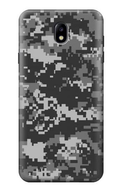 S3293 アーバンブラックカモ迷彩 Urban Black Camo Camouflage Samsung Galaxy J7 (2018) バックケース、フリップケース・カバー