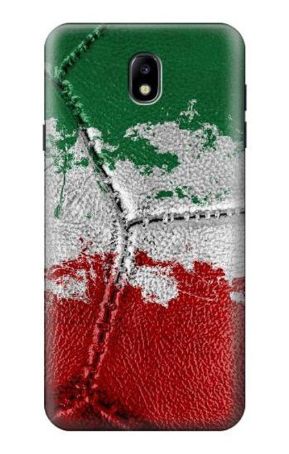 S3318 イタリアの旗ビンテージフットボールのグラフィック Italy Flag Vintage Football Graphic Samsung Galaxy J7 (2018) バックケース、フリップケース・カバー