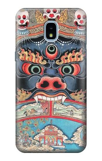 S0572 チベット美術 Tibet Art Samsung Galaxy J3 (2018) バックケース、フリップケース・カバー