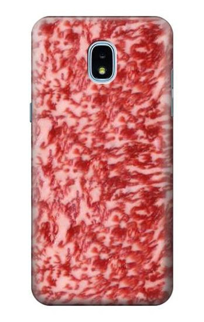 S0626 牛肉 Kobe Beef Samsung Galaxy J3 (2018) バックケース、フリップケース・カバー