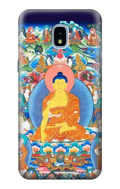 S1256 仏の絵画 Buddha Paint Samsung Galaxy J3 (2018) バックケース、フリップケース・カバー