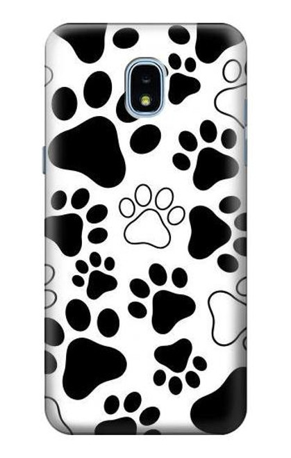 S2904 犬ポウ Dog Paw Prints Samsung Galaxy J3 (2018) バックケース、フリップケース・カバー