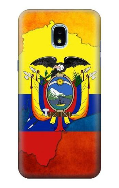 S3020 エクアドルの旗 Ecuador Flag Samsung Galaxy J3 (2018) バックケース、フリップケース・カバー