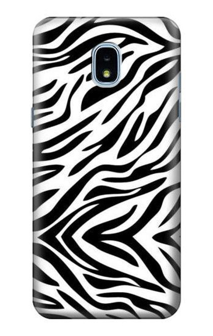 S3056 シマウマスキングラフィックプリント Zebra Skin Texture Graphic Printed Samsung Galaxy J3 (2018) バックケース、フリップケース・カバー