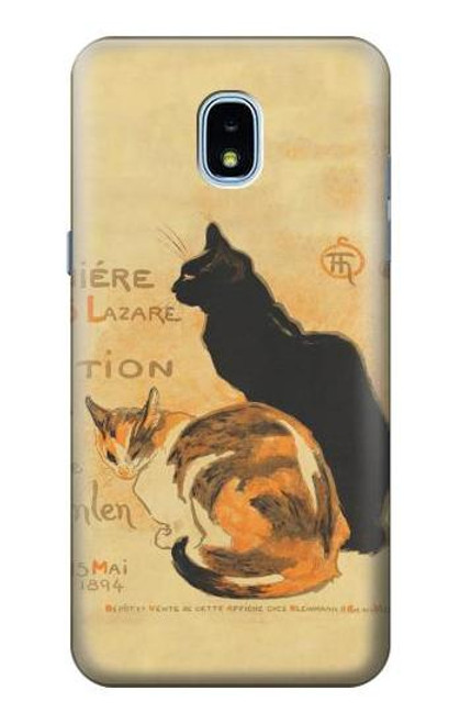 S3229 ヴィンテージ猫ポスター Vintage Cat Poster Samsung Galaxy J3 (2018) バックケース、フリップケース・カバー