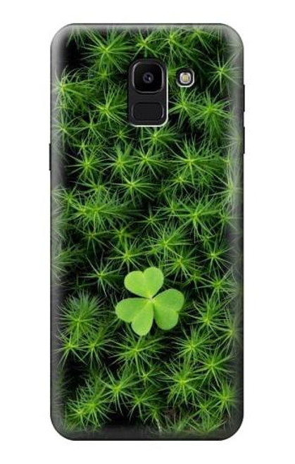 S0358 クローバーリーフ Clover Lucky Leaf Samsung Galaxy J6 (2018) バックケース、フリップケース・カバー