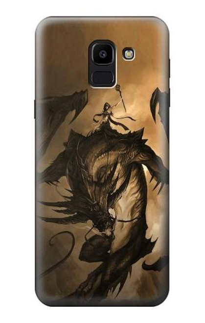 S0388 ドラゴンライダー Dragon Rider Samsung Galaxy J6 (2018) バックケース、フリップケース・カバー
