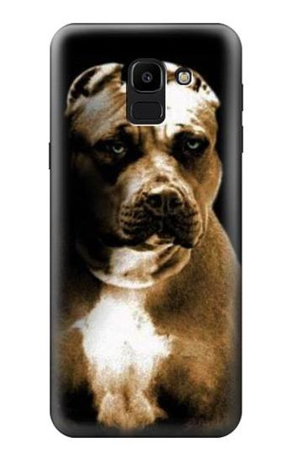 S0520 ピットブル PitBull Samsung Galaxy J6 (2018) バックケース、フリップケース・カバー