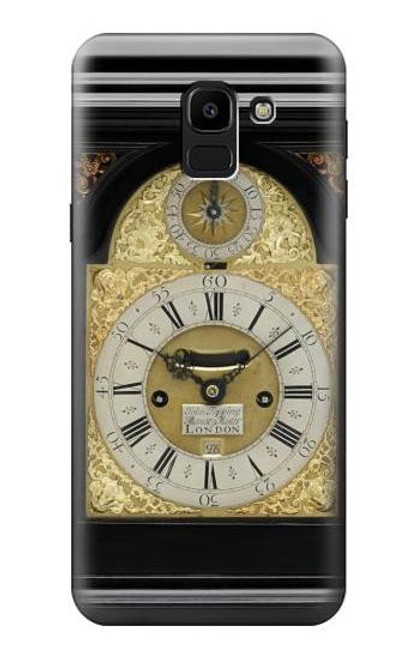 S3144 アンティークブラケット時計 Antique Bracket Clock Samsung Galaxy J6 (2018) バックケース、フリップケース・カバー