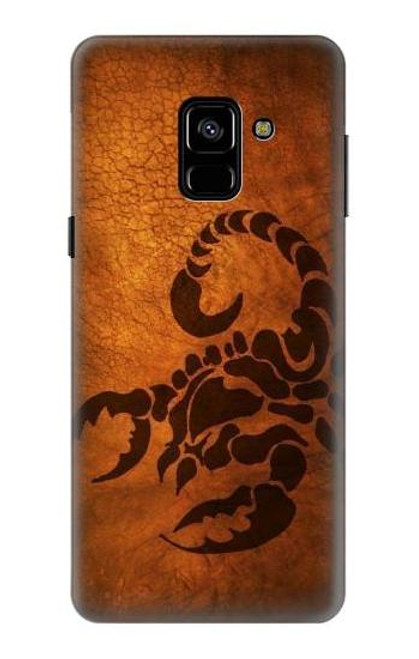 S0683 蠍のタトゥー Scorpion Tattoo Samsung Galaxy A8 (2018) バックケース、フリップケース・カバー