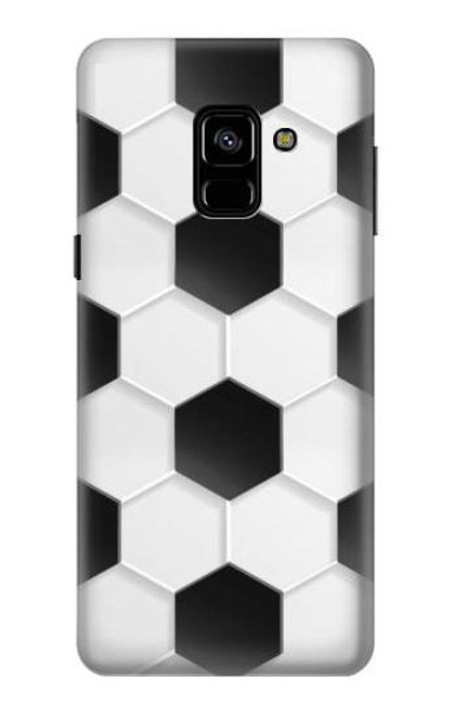 S2061 サッカーのパターン Football Soccer Pattern Samsung Galaxy A8 (2018) バックケース、フリップケース・カバー