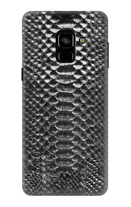S2090 ニシキヘビのスキングラフィックプリント Python Skin Graphic Printed Samsung Galaxy A8 (2018) バックケース、フリップケース・カバー