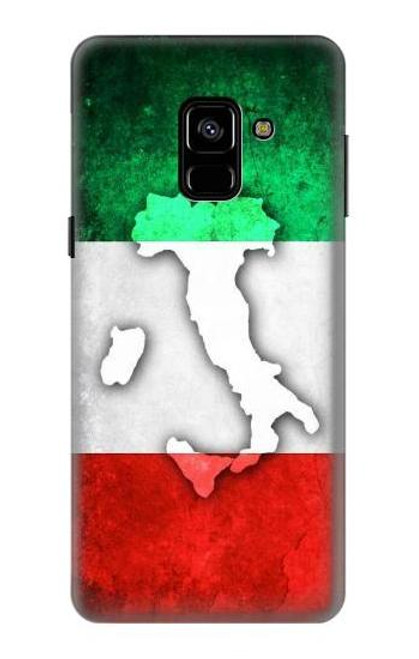 S2338 イタリアの国旗 Italy Flag Samsung Galaxy A8 (2018) バックケース、フリップケース・カバー