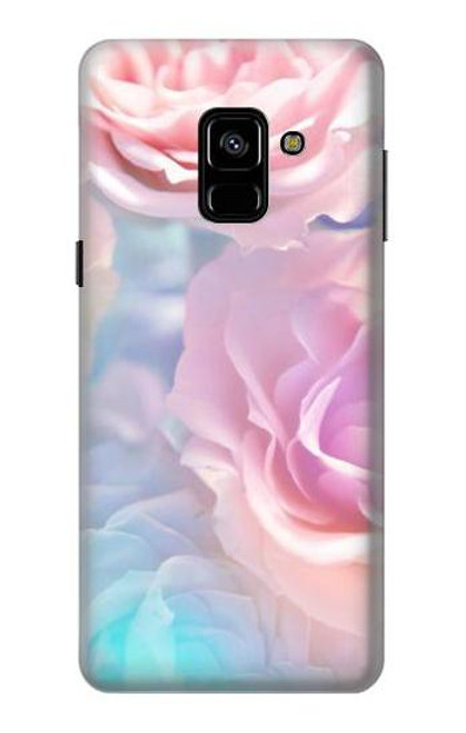 S3050 ヴィンテージパステルの花 Vintage Pastel Flowers Samsung Galaxy A8 (2018) バックケース、フリップケース・カバー