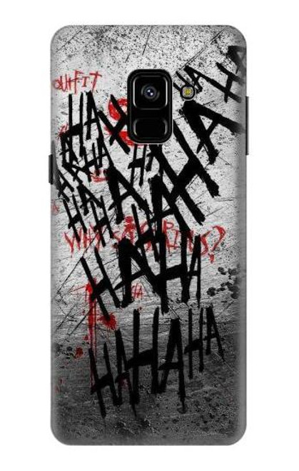 S3073 ジョーカー ハハハ・ブラッド・スプラッシュ Joker Hahaha Blood Splash Samsung Galaxy A8 (2018) バックケース、フリップケース・カバー