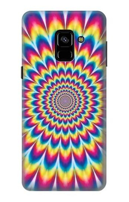 S3162 カラフルなサイケデリック Colorful Psychedelic Samsung Galaxy A8 (2018) バックケース、フリップケース・カバー