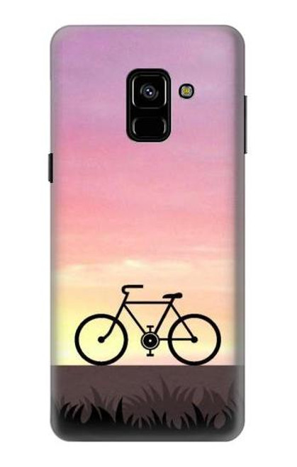 S3252 自転車 日没 Bicycle Sunset Samsung Galaxy A8 (2018) バックケース、フリップケース・カバー