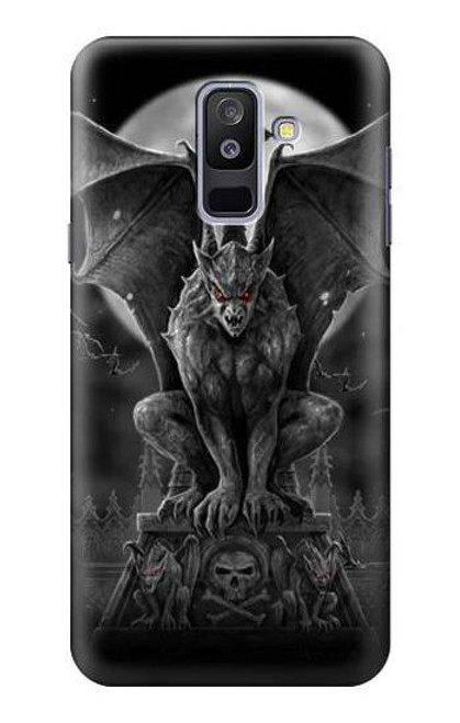 S0850 ガーゴイル悪魔 Gargoyle Devil Demon Samsung Galaxy A6+ (2018), J8 Plus 2018, A6 Plus 2018  バックケース、フリップケース・カバー