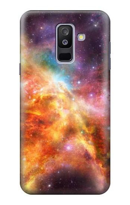 S1963 星雲スペース Nebula Rainbow Space Samsung Galaxy A6+ (2018), J8 Plus 2018, A6 Plus 2018  バックケース、フリップケース・カバー