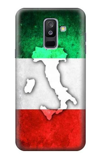 S2338 イタリアの国旗 Italy Flag Samsung Galaxy A6+ (2018), J8 Plus 2018, A6 Plus 2018  バックケース、フリップケース・カバー