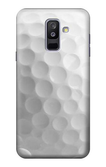 S2960 ゴルフボール White Golf Ball Samsung Galaxy A6+ (2018), J8 Plus 2018, A6 Plus 2018  バックケース、フリップケース・カバー