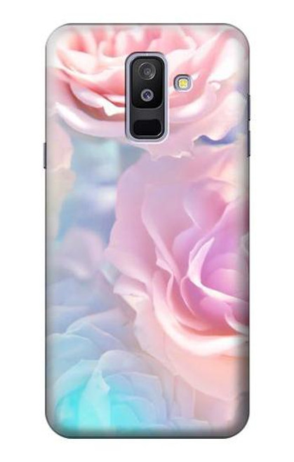 S3050 ヴィンテージパステルの花 Vintage Pastel Flowers Samsung Galaxy A6+ (2018), J8 Plus 2018, A6 Plus 2018  バックケース、フリップケース・カバー