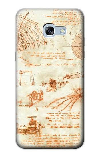 S0566 テクニカルデッサン ダ・ヴィンチ Technical Drawing Da Vinci Samsung Galaxy A5 (2017) バックケース、フリップケース・カバー